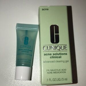 Clinique acne solutions clinical clearing gel .1oz tube NEW